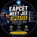 Telegram profile photo for EAPCET | NEET | JEE Updates