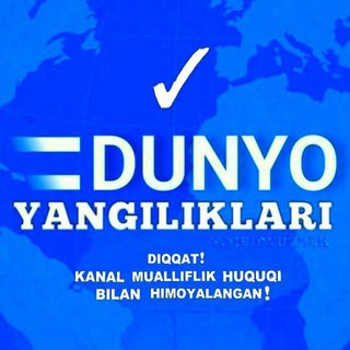 Telegram profile photo for DUNYO YANGILIKLARI
