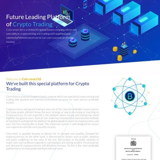Telegram profile photo for COIN-SMART.LTD