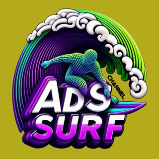 Telegram profile photo for 🏄🏻 Ads Surf Channel