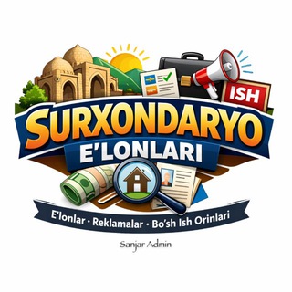 Telegram profile photo for SURXONDARYO E’LONLARI