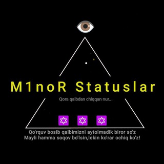 Telegram profile photo for M1noR Statuslar | Official