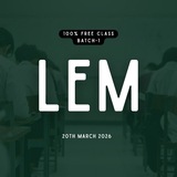 Telegram profile photo for 100% Free Class (Batch-1)