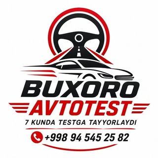 Telegram profile photo for BUXORO AVTOTEST