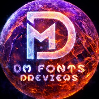Telegram profile photo for Dm Fonts Previews 📷🖼️