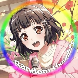 Telegram profile photo for (НАБОР АДМИНОВ) RANDOM THOUGHTS! 💭💡