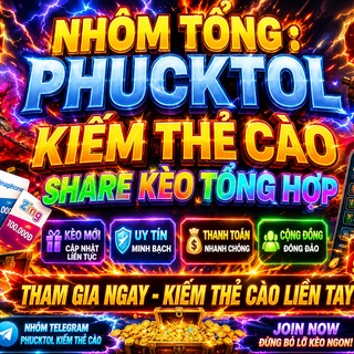 Telegram profile photo for Nhóm Tổng - Phucktol Kiếm Thẻ Cào