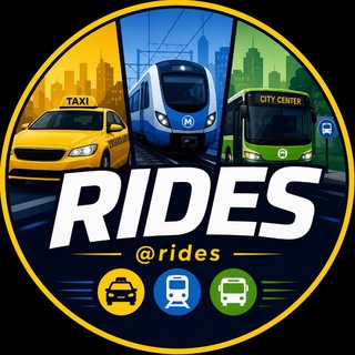 Telegram profile photo for Rides, Taxis, Trains, Transport