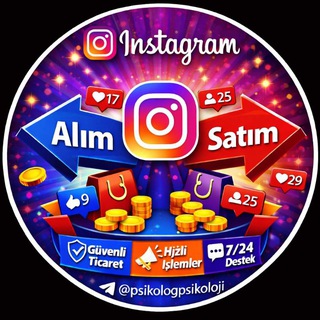 Telegram profile photo for Satılık İnstagram Sayfaları Hesap Satış Takipçi Satın Al Organik Reels Keşfet eski instagram hesapları