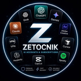 Telegram profile photo for ZETOCNIK_AI