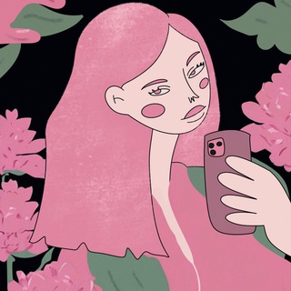 Telegram profile photo for Pink Cloud | Кира про визуал