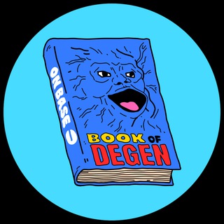 Telegram profile photo for Book Of Degen 📘