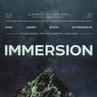 Telegram profile photo for IMMERSION