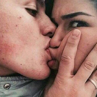 Telegram profile photo for Cute Love Stickers | Cuddle | Couple | Kiss | Hugs | Romantic | Trending