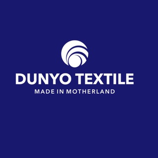 Telegram profile photo for DUNYO 🌎 TEXTILE