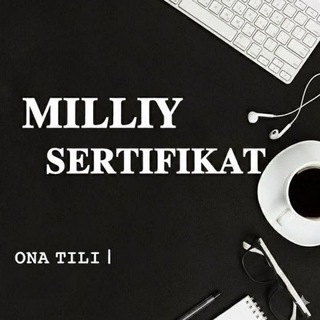 Telegram profile photo for MILLIY SERTIFIKAT