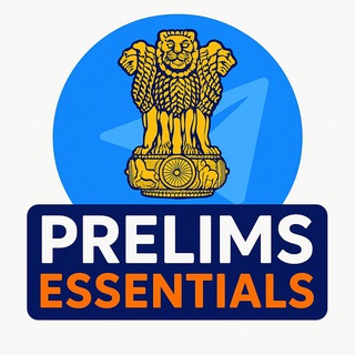 Telegram profile photo for Prelims Essentials