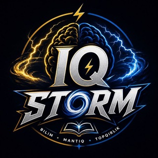 Telegram profile photo for ⚡ 𝑰𝑸 𝑺𝑻𝑶𝑹𝑴
