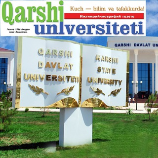 Telegram profile photo for "Qarshi universiteti" gazetasi