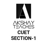 Telegram profile photo for CUET Section-1 (GK, Maths, Reasoning, English) General Test