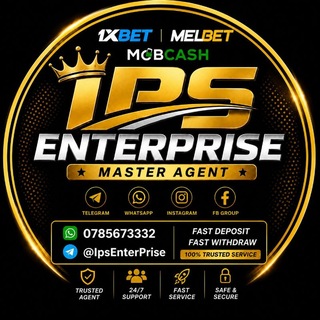 Telegram profile photo for IPS ENTERPRISE | Aviator | Crash | Free Signal