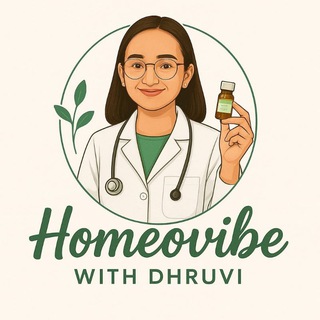Telegram profile photo for HomeoVibe with Dhruvi 🫶🏻