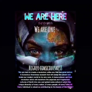 Telegram profile photo for WE ARE HERE✨️NEW EARTH RISING🕊