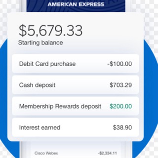 Telegram profile photo for AMEX BUSINESS CHECKING
