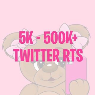 Telegram group profile photo for 5K - 500K+ ⚡️TWITTER RTS!