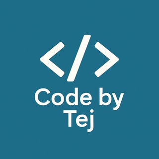Telegram profile photo for TejCode Hub