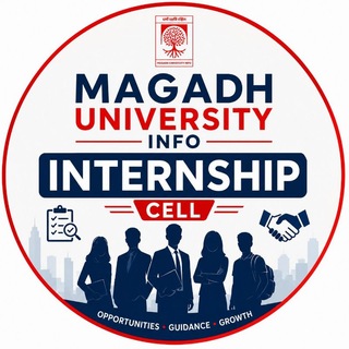 Telegram profile photo for Internship Cell - Magadh University Info