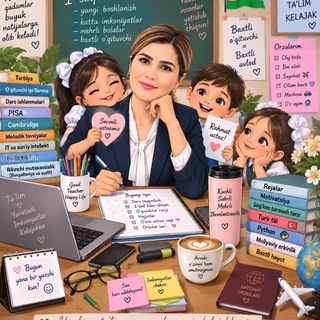 Telegram profile photo for Boshlang'ichlar klubi.🌎 Teacher/Guli