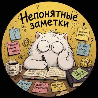 Telegram profile photo for Непонятные заметки🤪