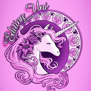 Telegram profile photo for 𝐄𝐝𝐢𝐭𝐢𝐧𝐠 𝐔𝐧𝐢💜🦄