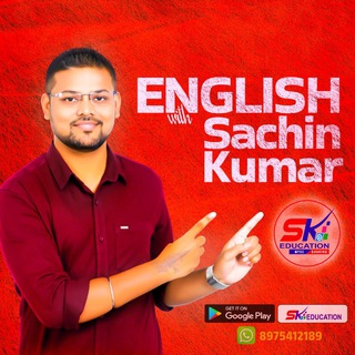 Telegram profile photo for English with Sachin Kumar