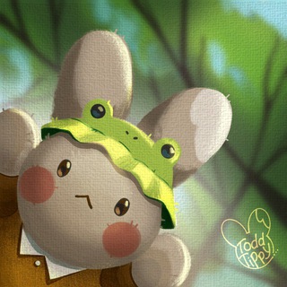 Telegram profile photo for Toddy Tippy's Postcards 🐰📸🎨🌿