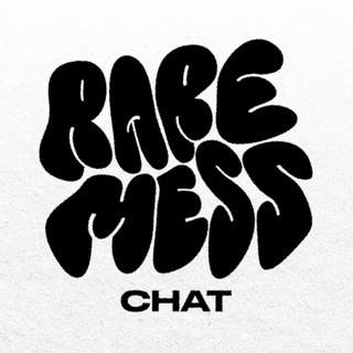 Telegram group profile photo for RARE MESS | ЧАТ 💭