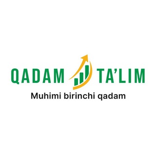 Telegram profile photo for Qadam ta'lim