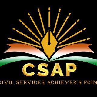 Telegram profile photo for APSC/UPSC BY CSAP IAS ACADEMY