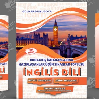 Telegram profile photo for GÜLNARƏ UMUDOVA - İNGİLİS DİLİ MÖVZU-LÜĞƏT-ÜMUMİ SINAQLAR TOPLUSU