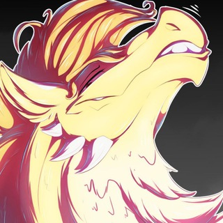 Telegram profile photo for Dragonbite || ArkAdes drawing horny&hungry dergs xD