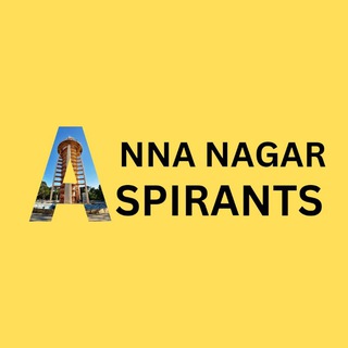 Telegram profile photo for Anna Nagar Aspirants