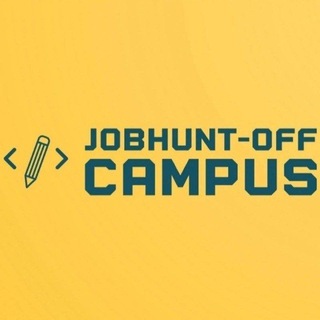 Telegram profile photo for JobHunt-Off Campus