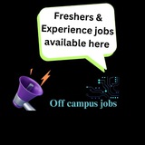 Telegram profile photo for Freshers and Experience jobs