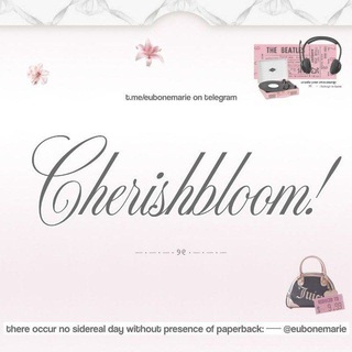Telegram profile photo for 。♡ : heartedly , Cherishbloom!