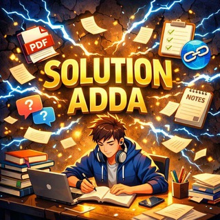 Telegram group profile photo for SOLUTION ADDA