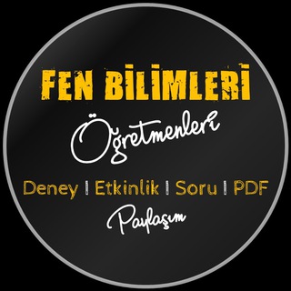 Telegram profile photo for FEN ÖĞRETMENLERİ | ORTAOKUL | LGS |Pdf-Soru-Deney