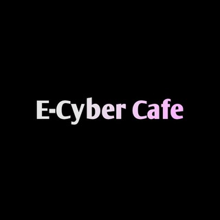 Telegram profile photo for E-Cyber Cafe | Online Cyber Cafe