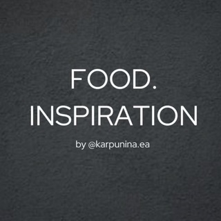 Telegram profile photo for FOOD.INSPIRATION