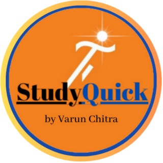 Telegram profile photo for Study Quick by Varun Chitra @StudyQuick by Varun Chitra